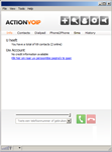 Actionvoip Windows client screenshot